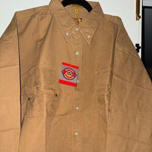 Justin Boots Men's Casual Button Down Shirt - Brown